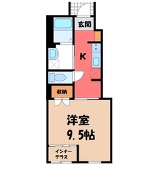 東武宇都宮駅 バス7分  文星芸術大学附属中高下車：停歩1分 1階の物件間取画像